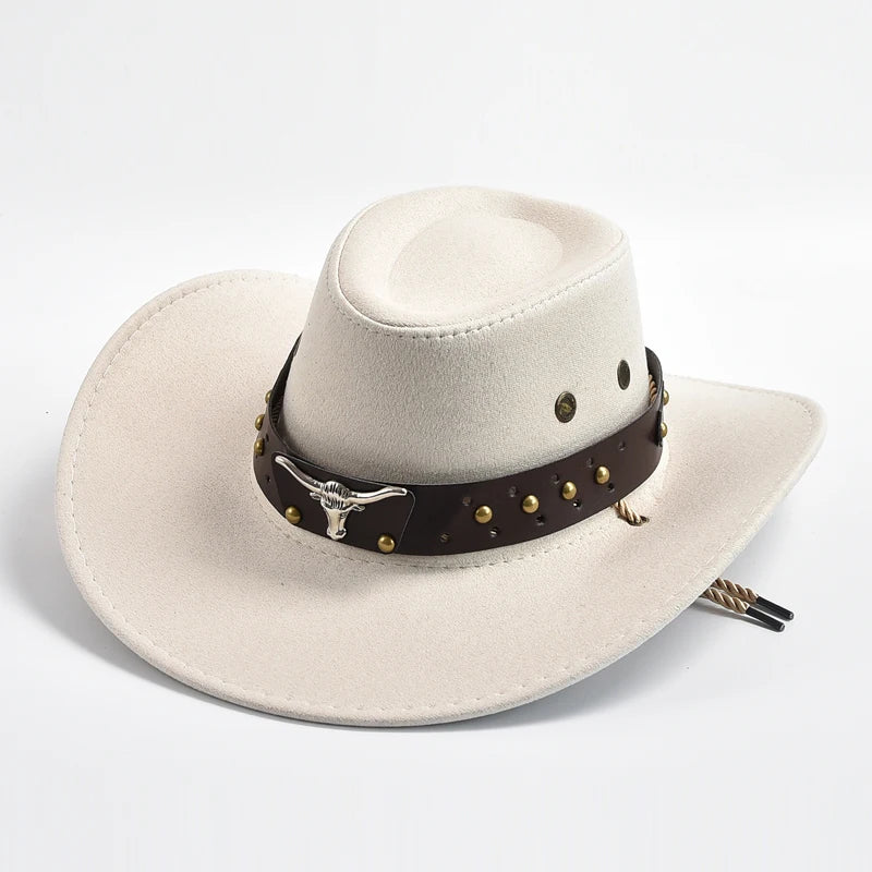 Chapeau western ivoire
