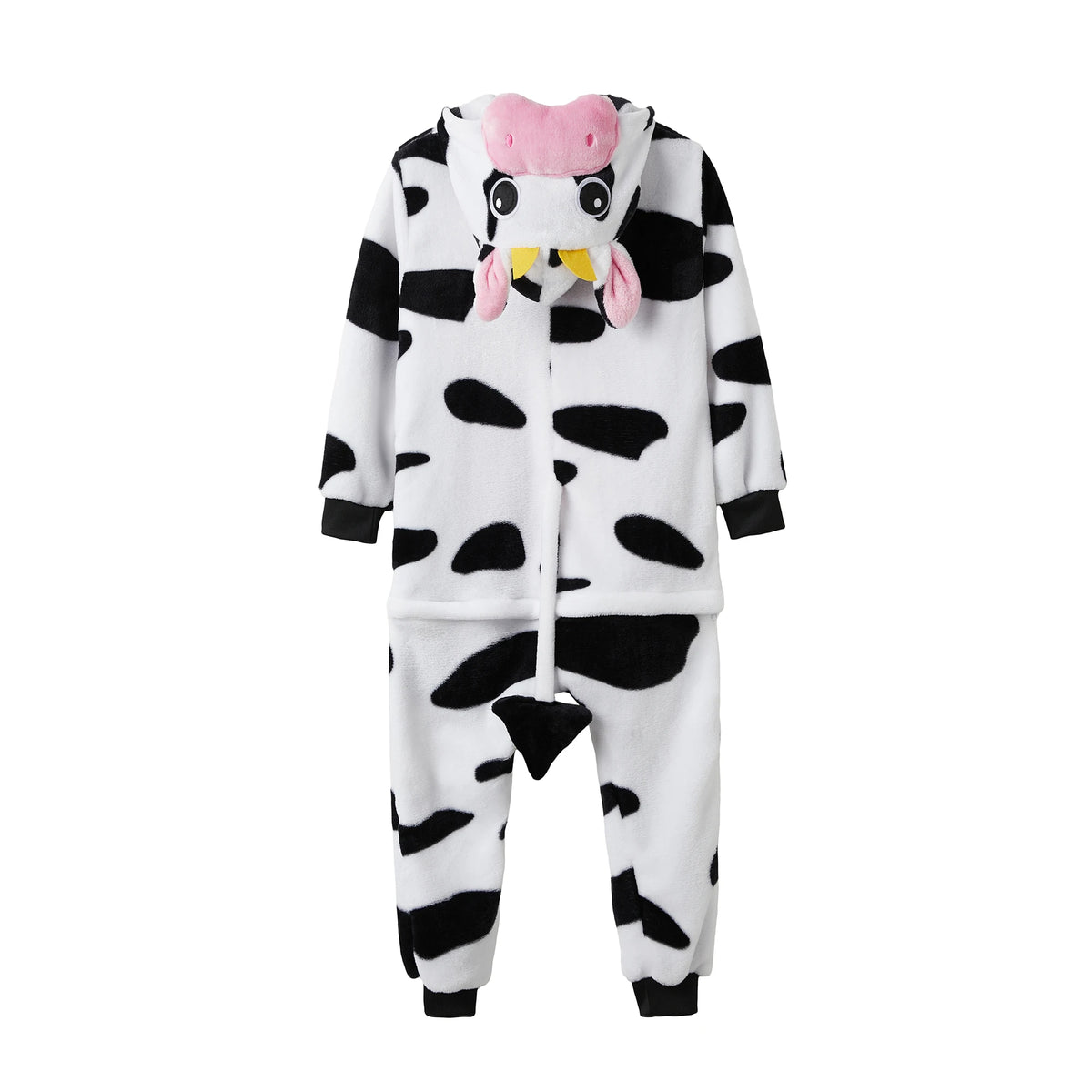 Détail de la capuche de la combinaison vache