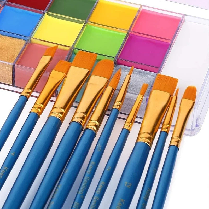 Pinceaux de maquillage inclus